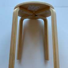 Load image into Gallery viewer, Birch Stool, Circular Seat