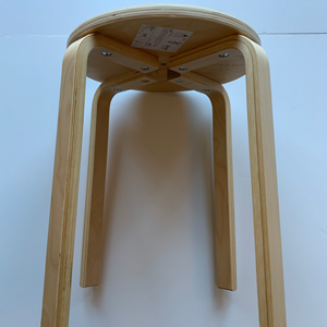 Birch Stool, Circular Seat