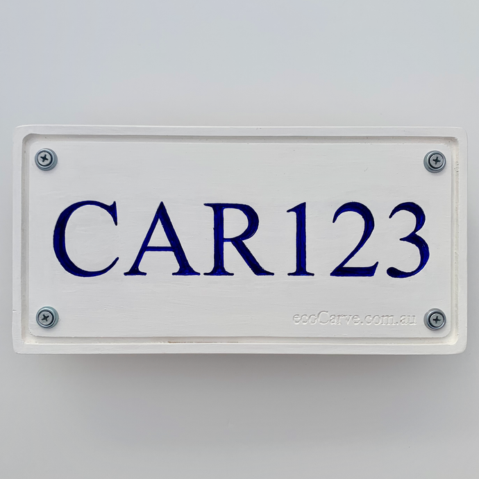 Painted Sign, Rectangular, Small
