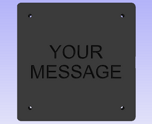 Load image into Gallery viewer, Painted Sign, Square, Large