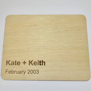 Set of 6 Personalised Place Mats