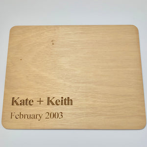 Set of 6 Personalised Place Mats