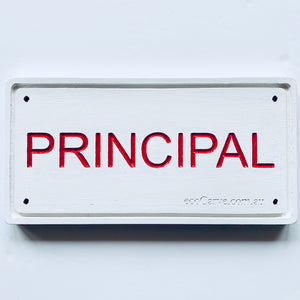 Painted Sign, Rectangular, Small