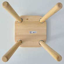 Load image into Gallery viewer, Child&#39;s Pine Stool, Square Seat