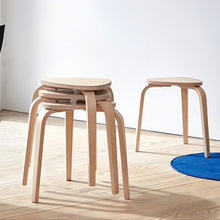 Load image into Gallery viewer, Birch Stool, Reuleaux Triangle Seat